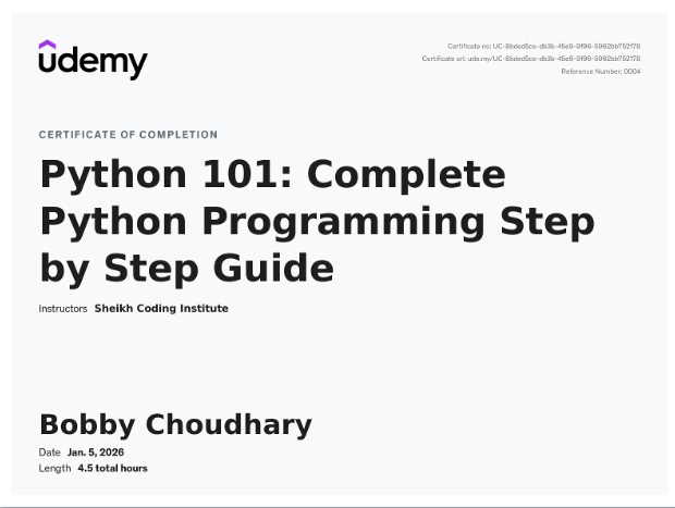 Python Certification